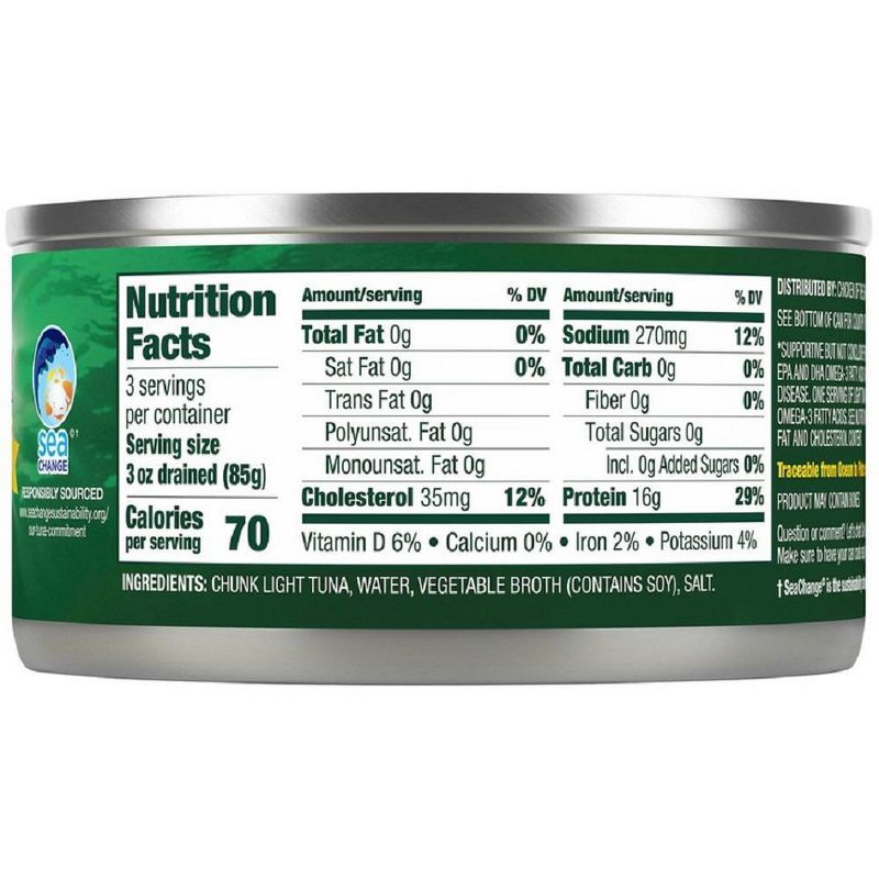 Chicken of the Sea Chunk Light Tuna in Water - 12oz