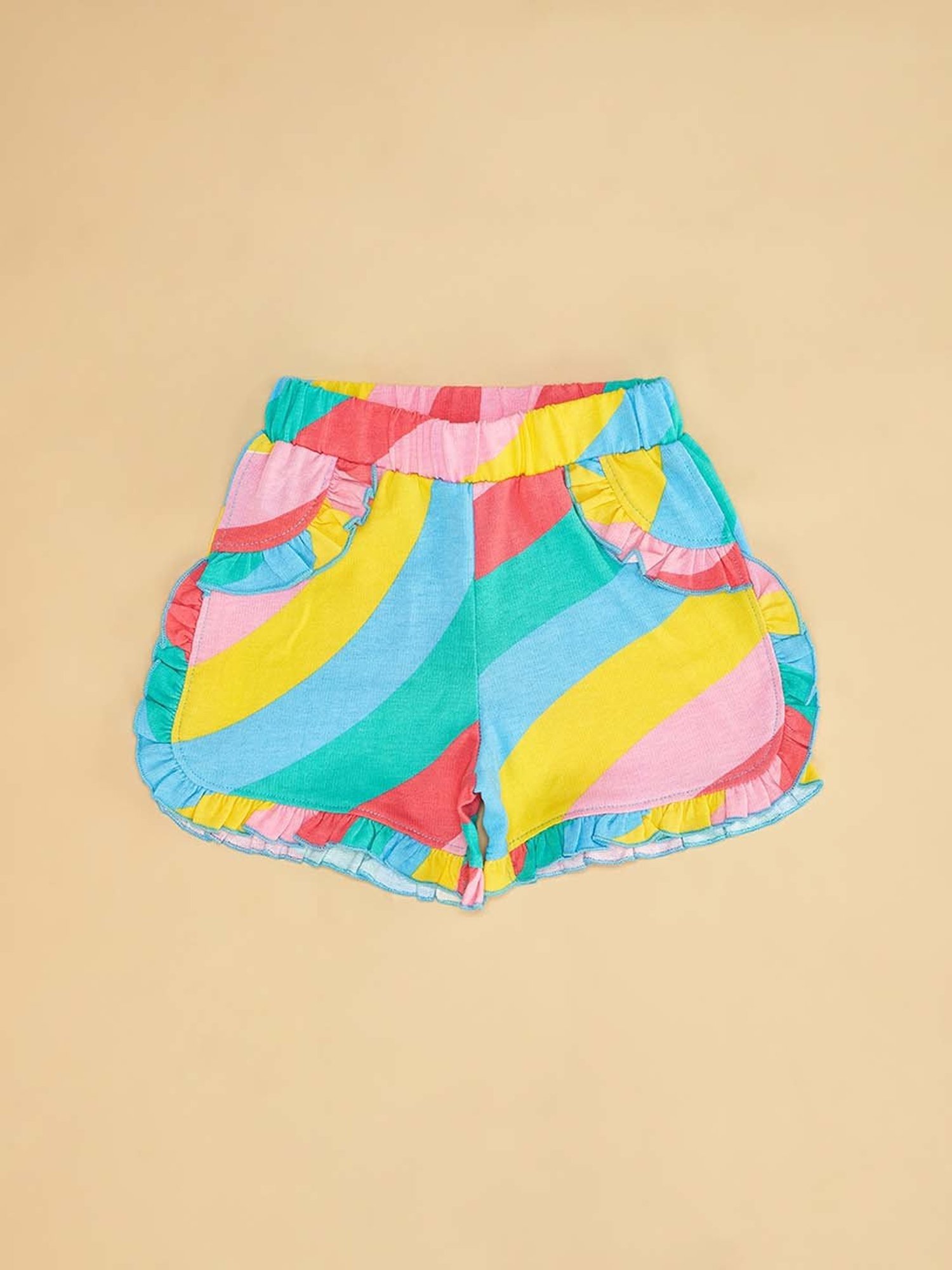 Pantaloons Baby Multicolor Cotton Striped Shorts