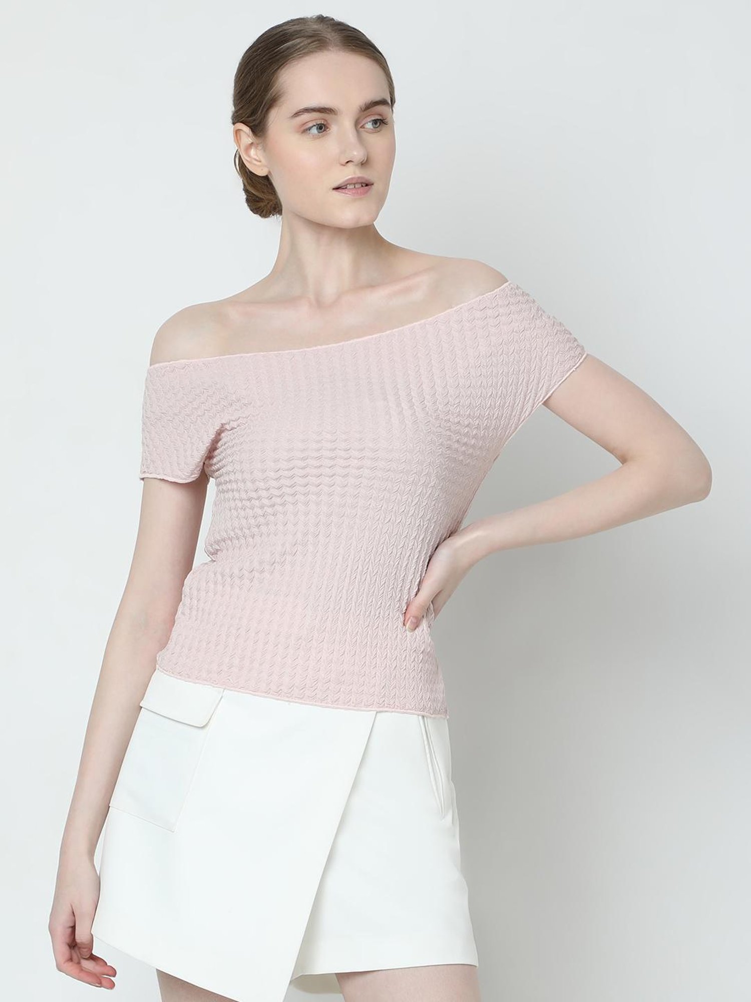 Vero Moda Dusty Pink Regular Fit Top