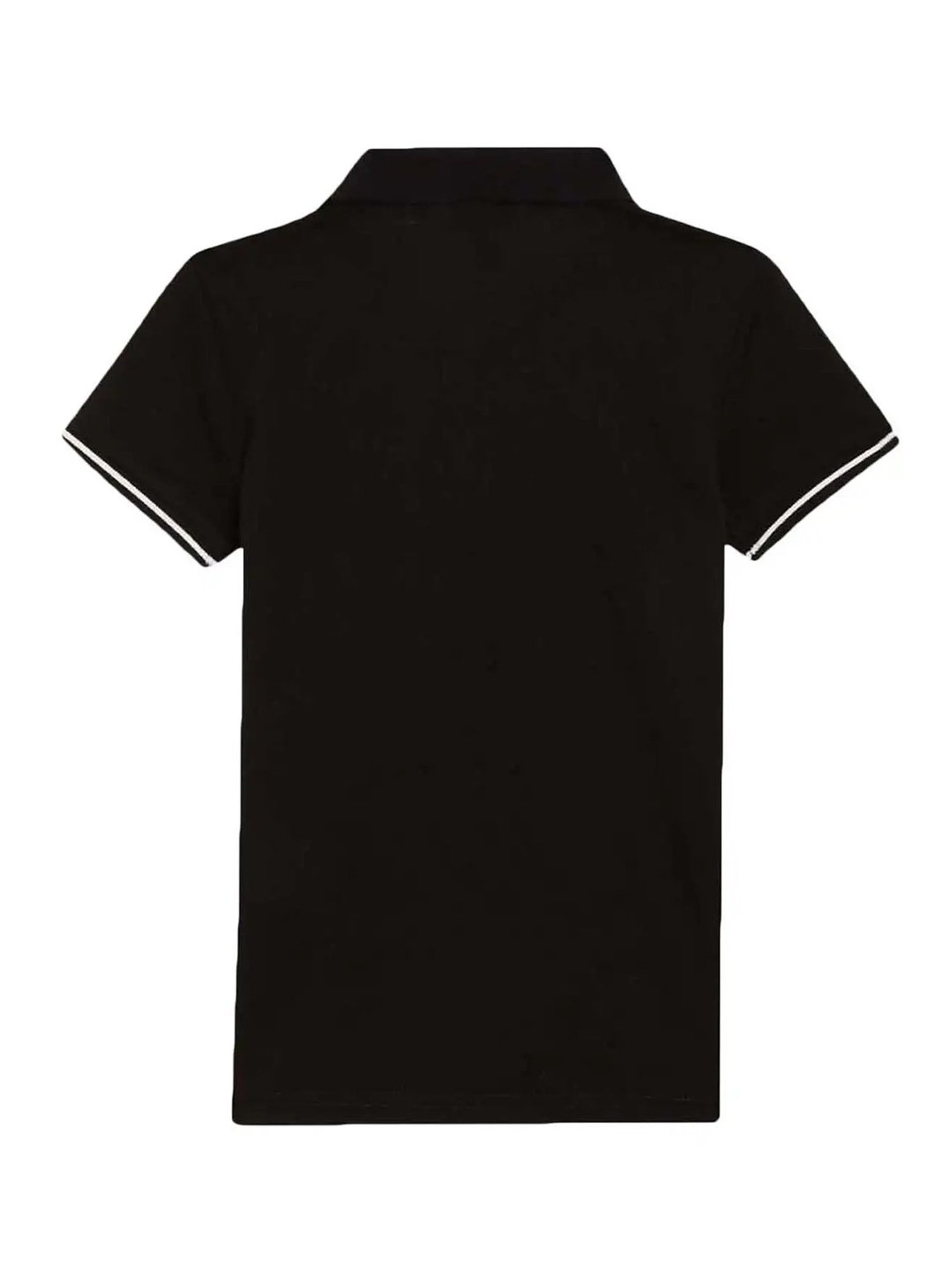 Antony Morato Kids Black Solid  Polo T-Shirt