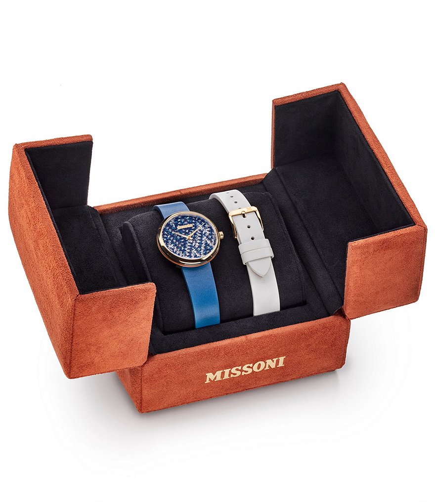 Missoni M1 Stainless Steel Watch Box Set
