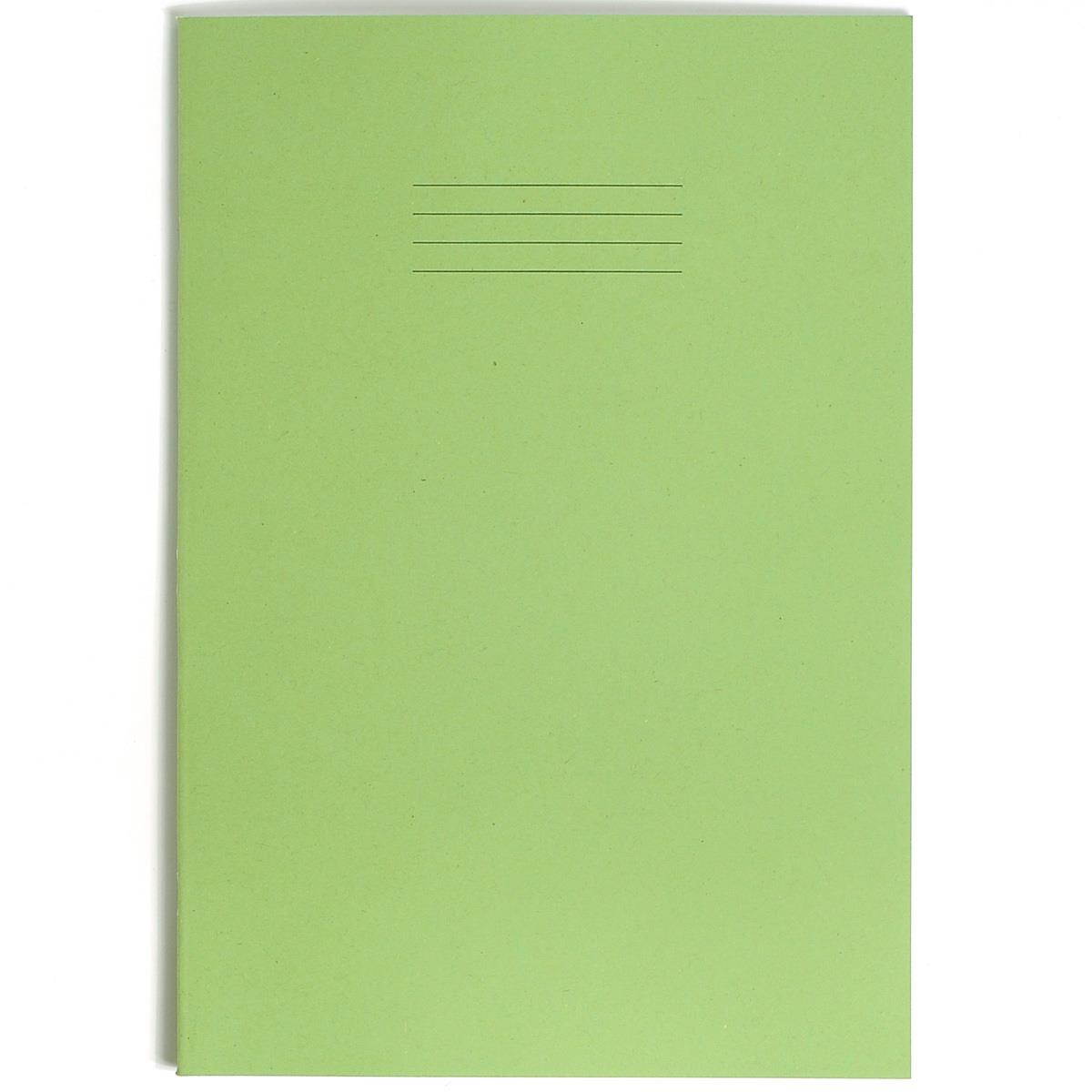 Rhino Exercise Book, A4, 64 page,  Blank pages, Light Green Cover  (Pack of 10)