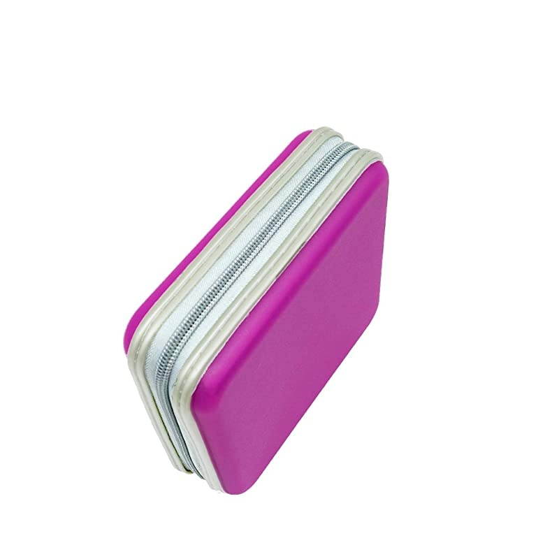 30 Capaity CD/DVD Storage Case DVD Holder Portable DVD Case for Car Trip CD/DVD Collection Kids Pink