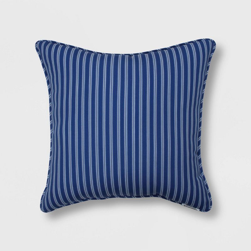 Love Life at the Lake Throw Pillow - Blue