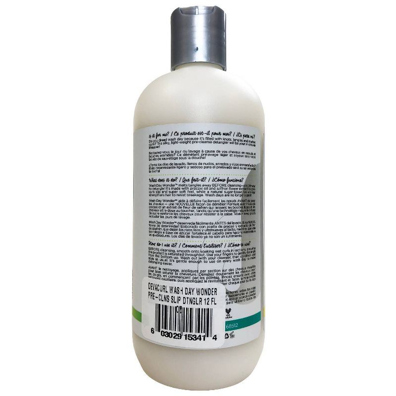 DevaCurl Wash Day Wonder Pre-Cleanse Detangler 12oz