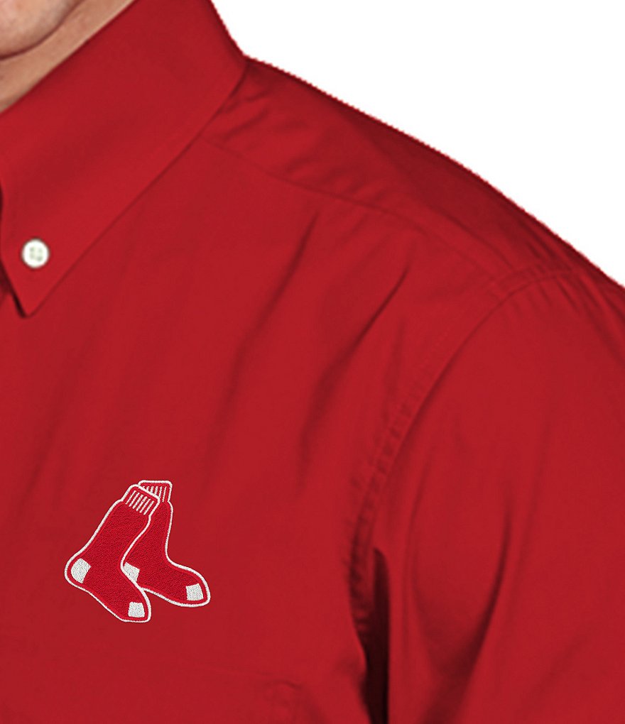 Antigua MLB Dynasty Long-Sleeve Woven Shirt