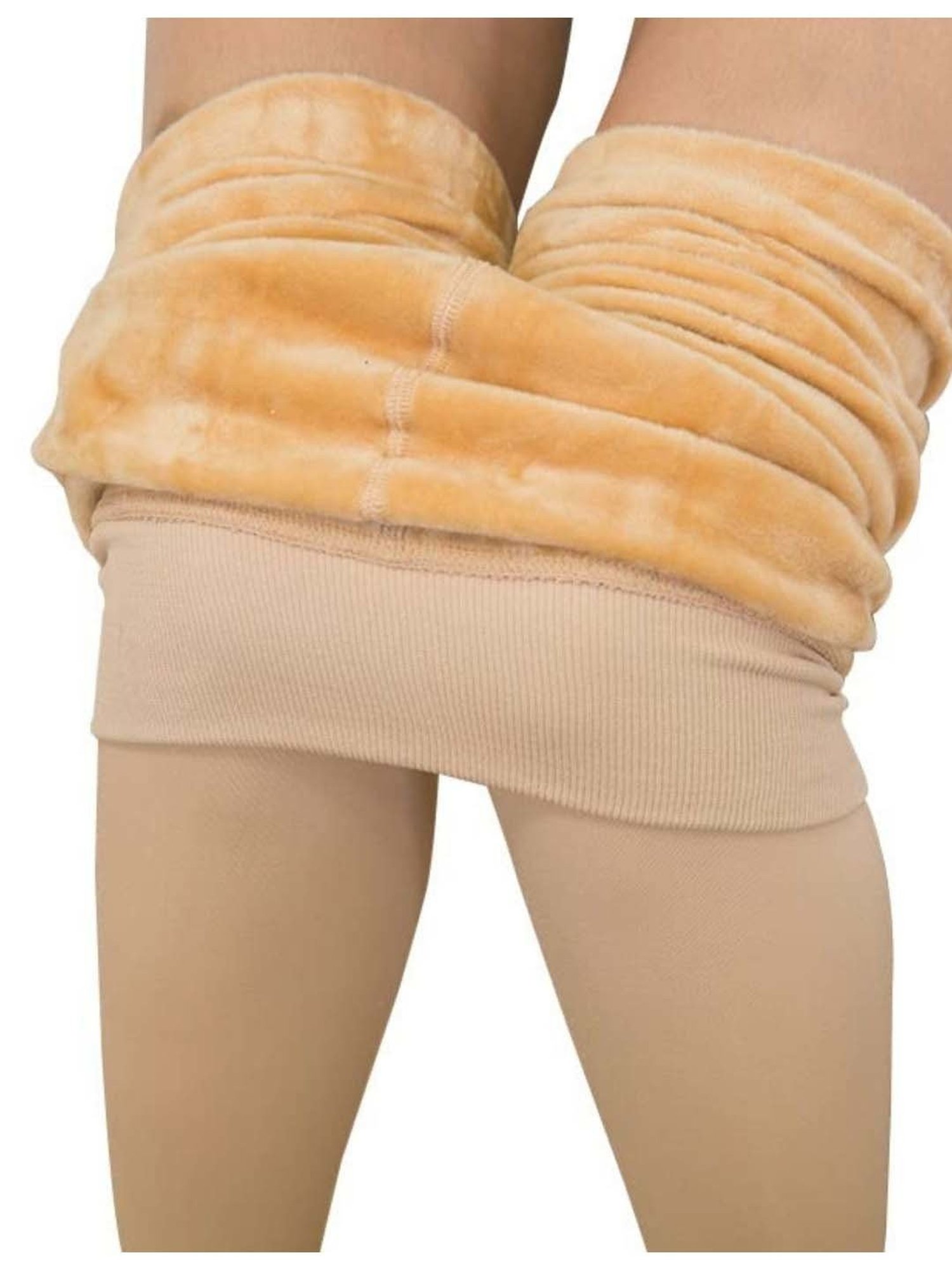 Secrets By ZeroKaata Beige & Black Plain Stockings - Pack Of 2