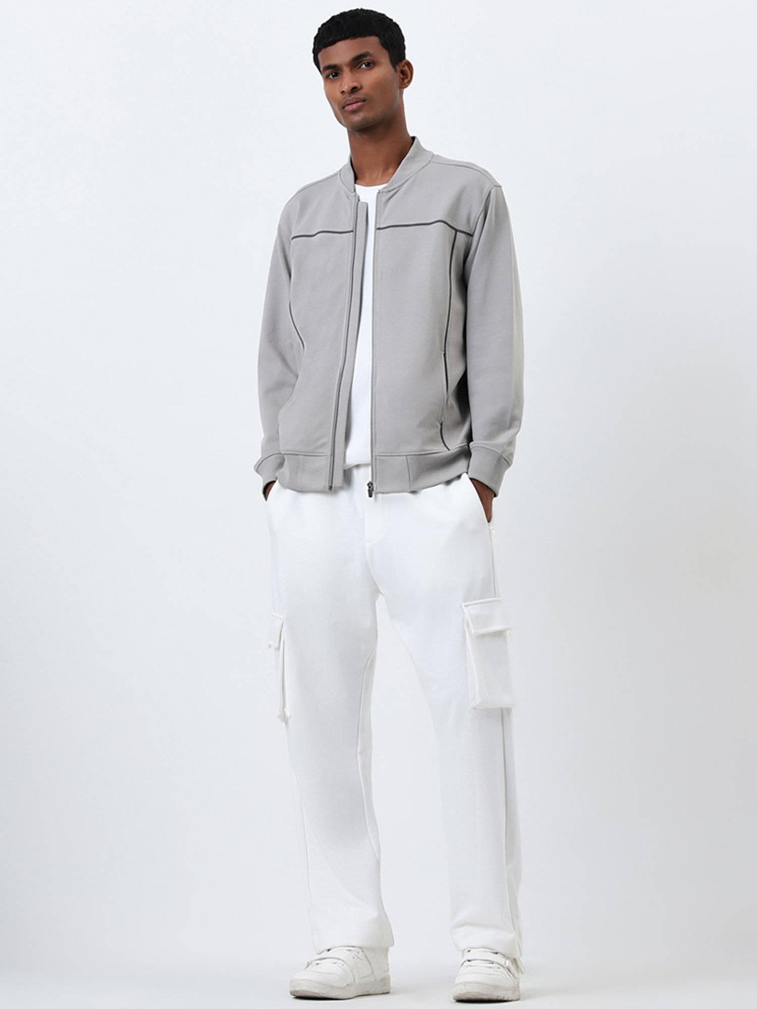 Slowave Teal Regular Fit Sports Hooded Jacket