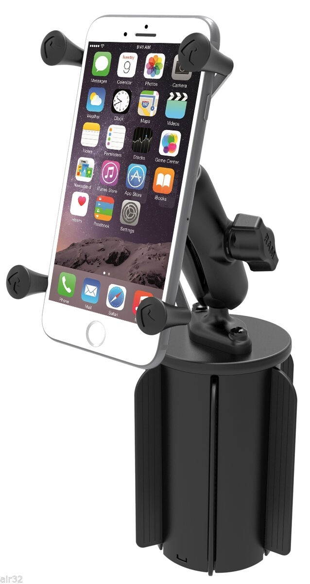 RAM-A-CAN X-Grip Cupholder Mount for iPhone Plus, XS Max, 11 Pro Max,