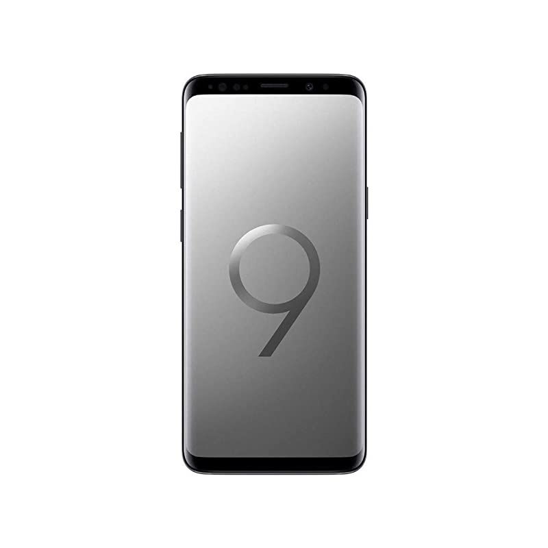 Galaxy S9, 64GB, Titanium Gray - Fully Unlocked (Renewed)