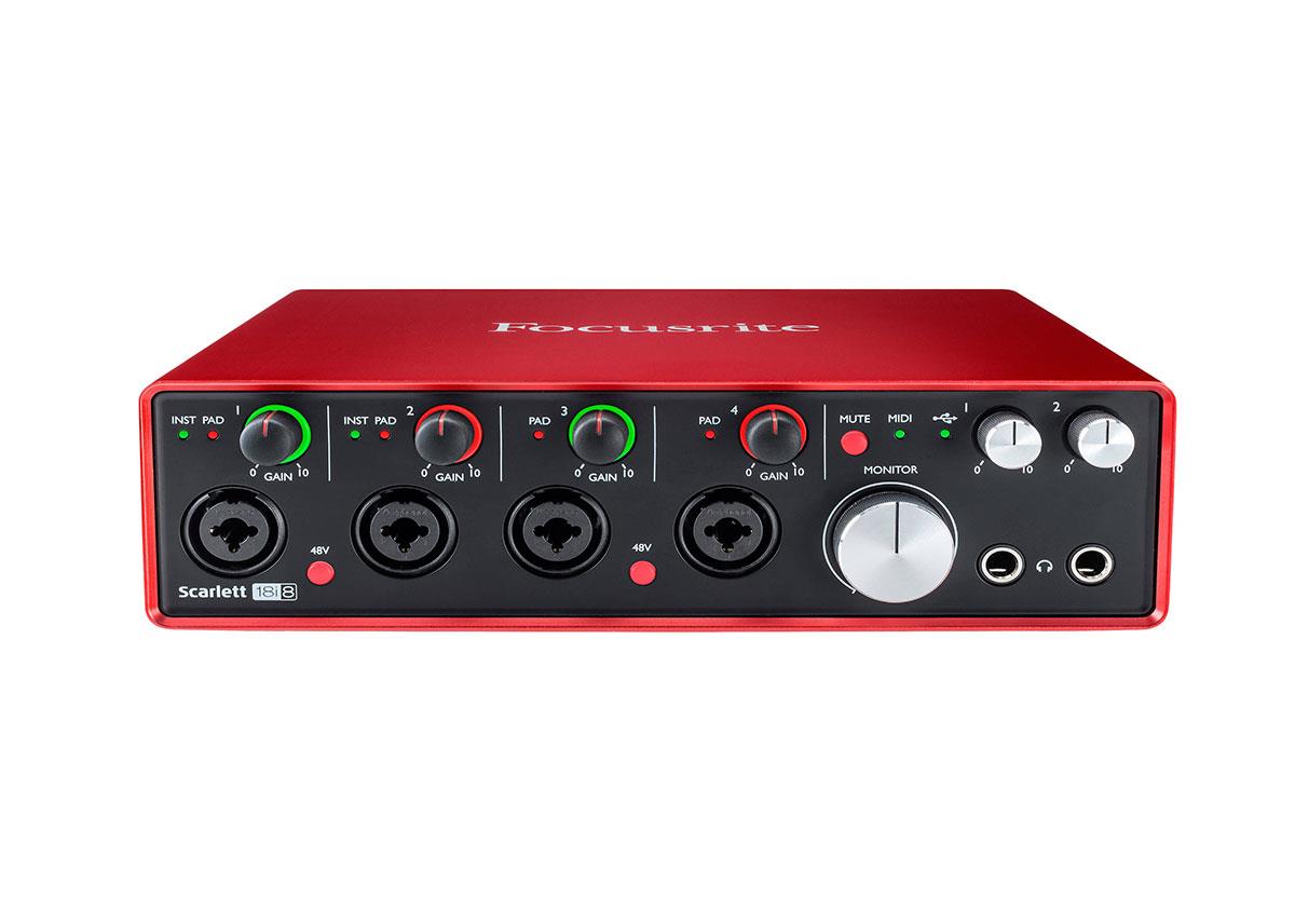 Focusrite Scarlett 18i8 2nd Gen 18 Input/8 Output USB 2.0 Audio Interface