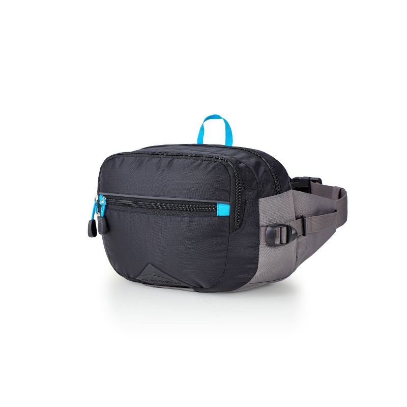 High Sierra HydraHike 3L Waist Pack with Bottles - Green/Blue