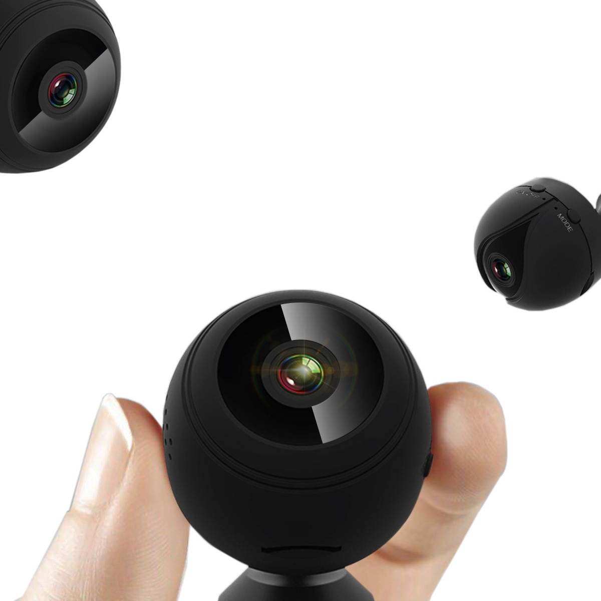 HD 1080P Mini WIFI IP Camera Night Vision Video Recorder 160 Panoramic Built-in Magnet