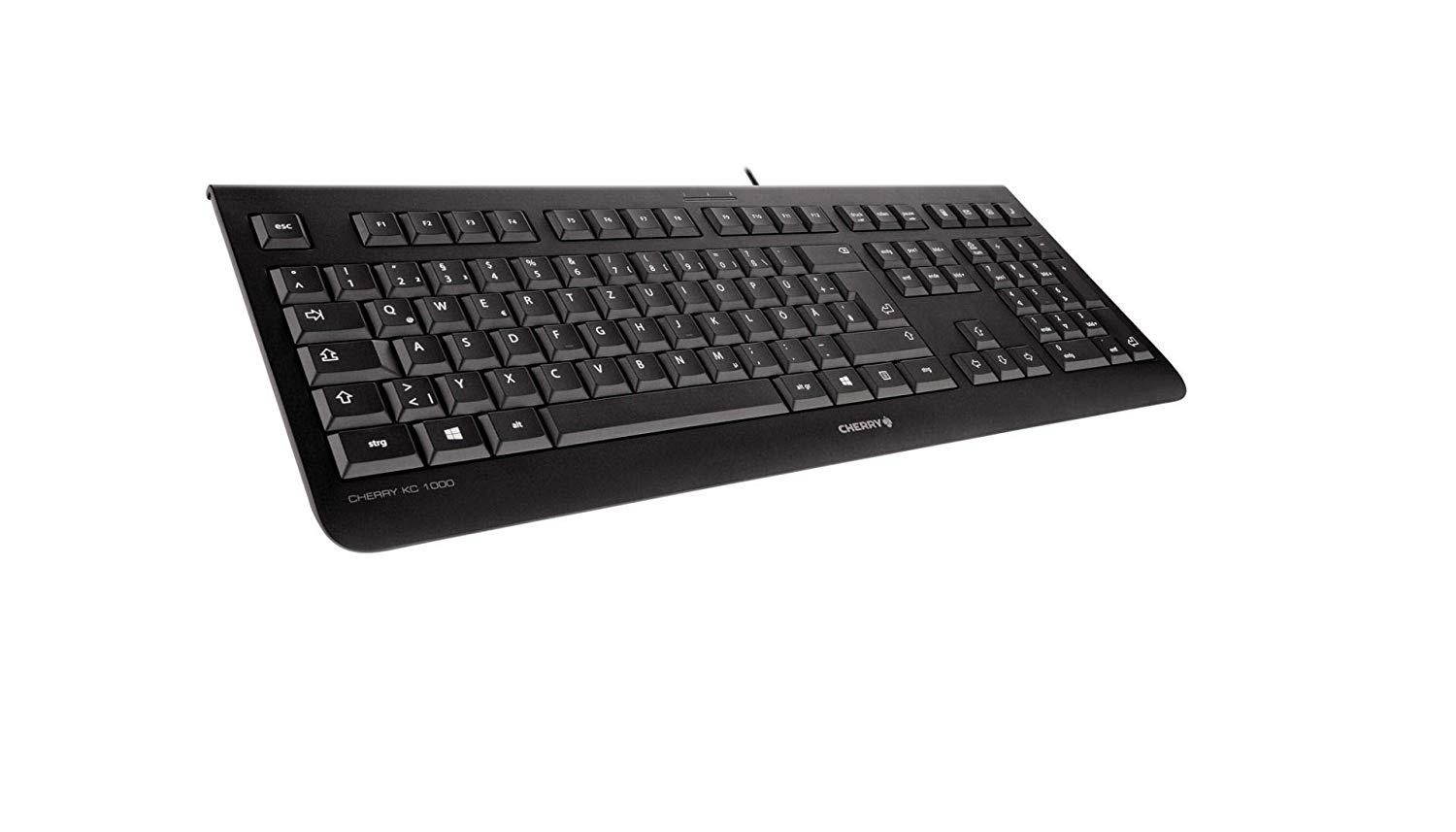JK-0800EU-2 KC 1000 Economical Corded Keyboard, Black, Whisper Keystroke