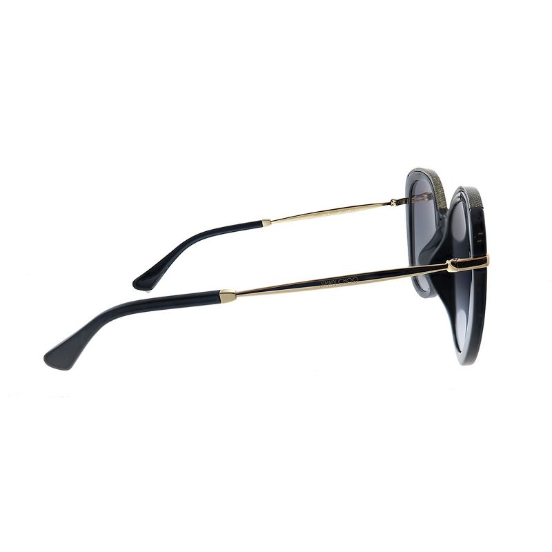 Jimmy Choo Phebe/F/S AE2 Womens Oval Sunglasses Bkgd Glitter 56mm