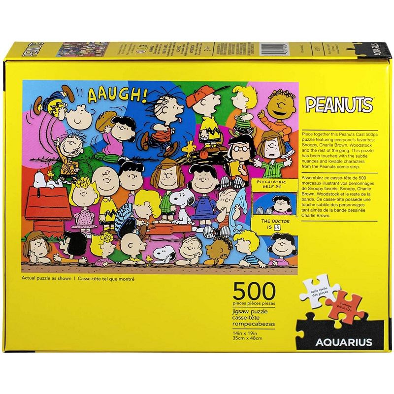 NMR Distribution Peanuts Cast 500 Piece Jigsaw Puzzle