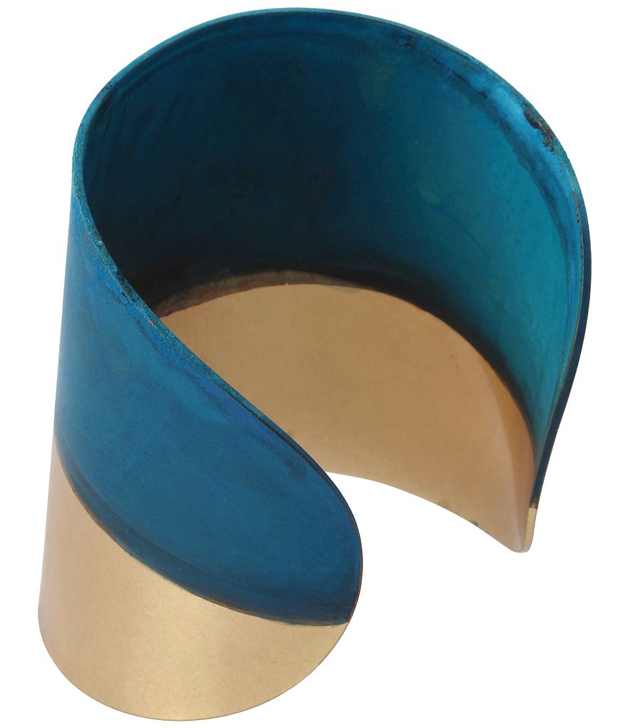 Robert Lee Morris Soho Patina Wide Cuff Bracelet