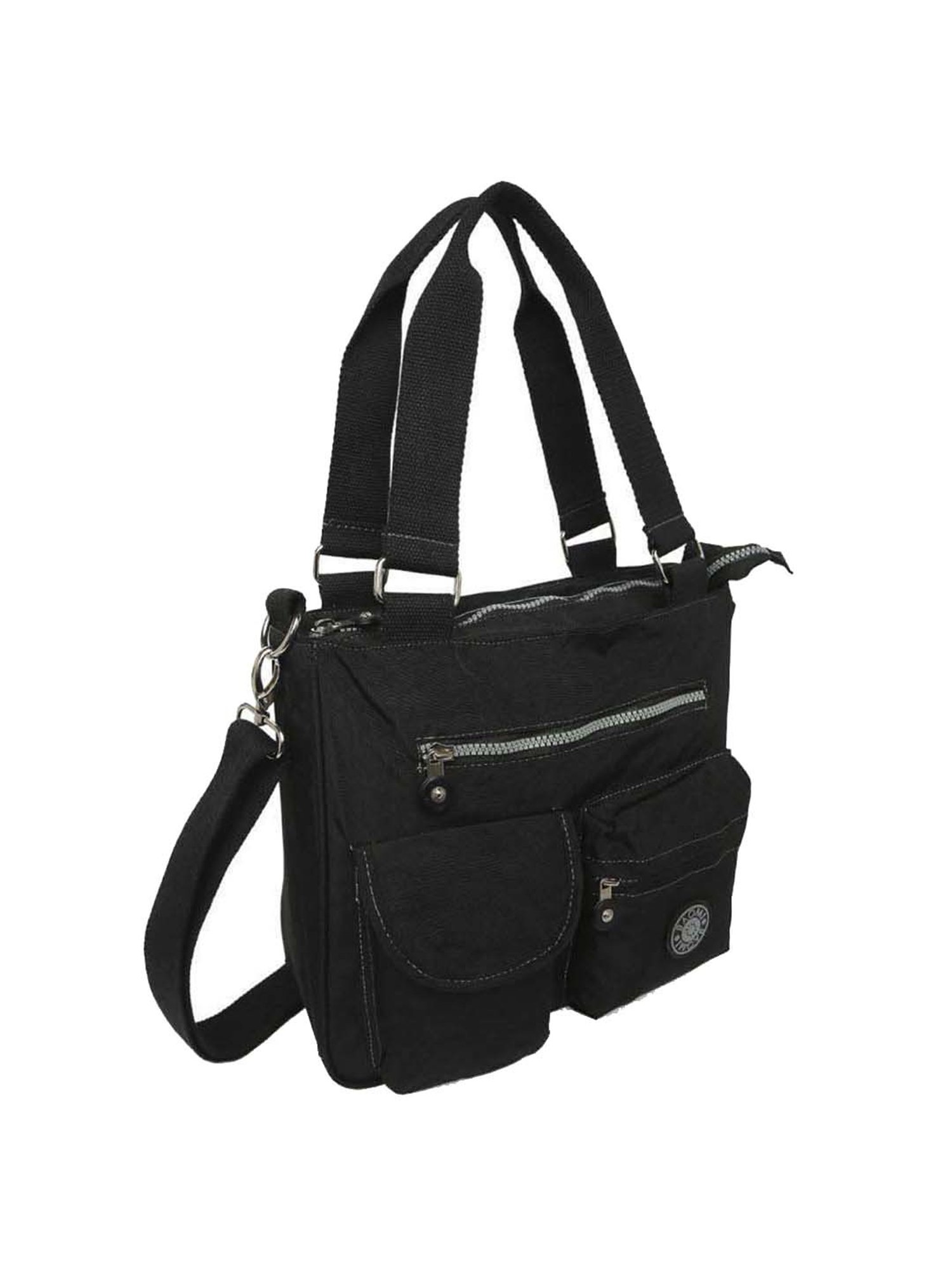 Baomi Black Solid Medium Shoulder Bag
