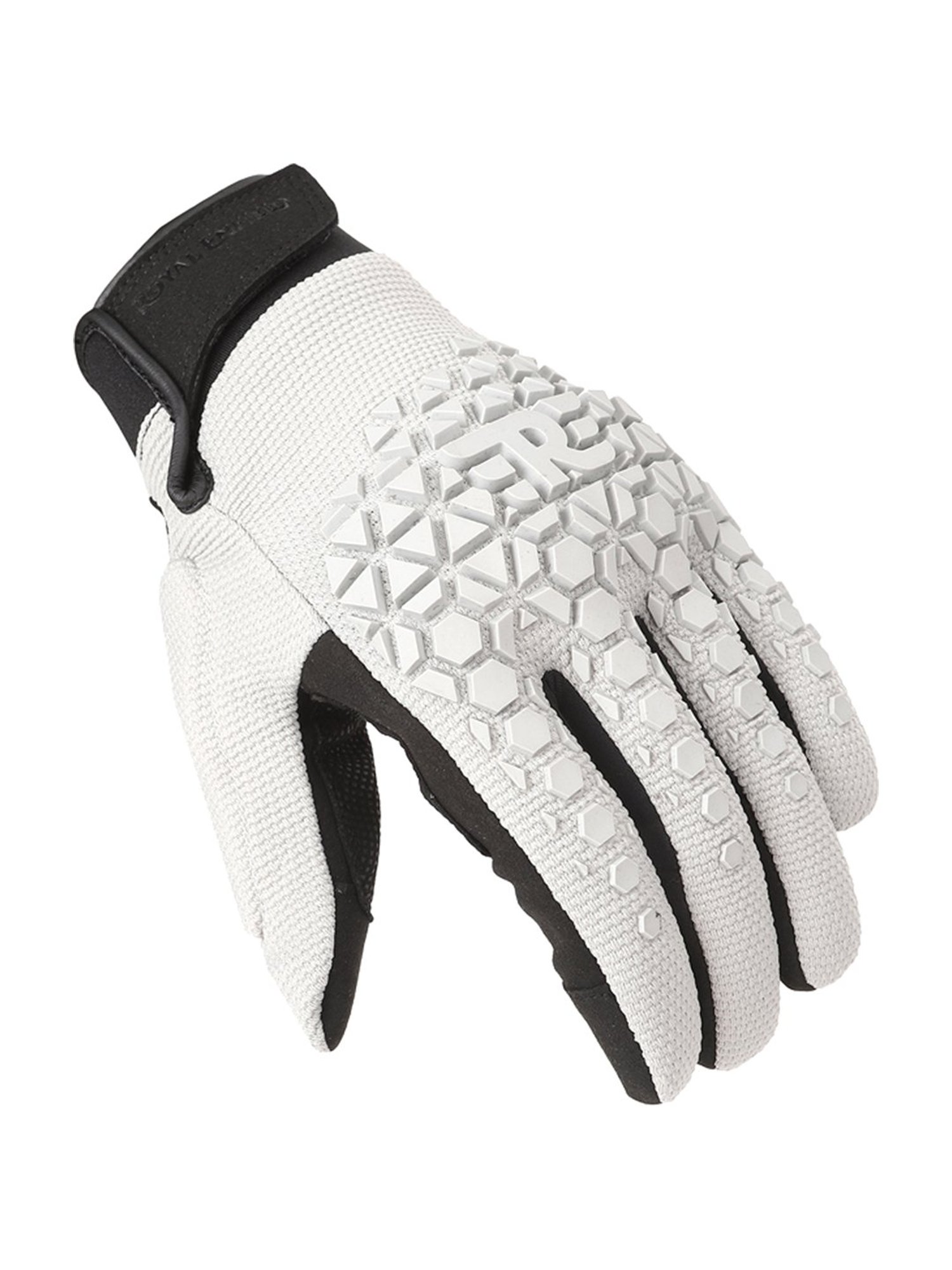Royal Enfield Grey Textured Mx Lite Riding Gloves - XL