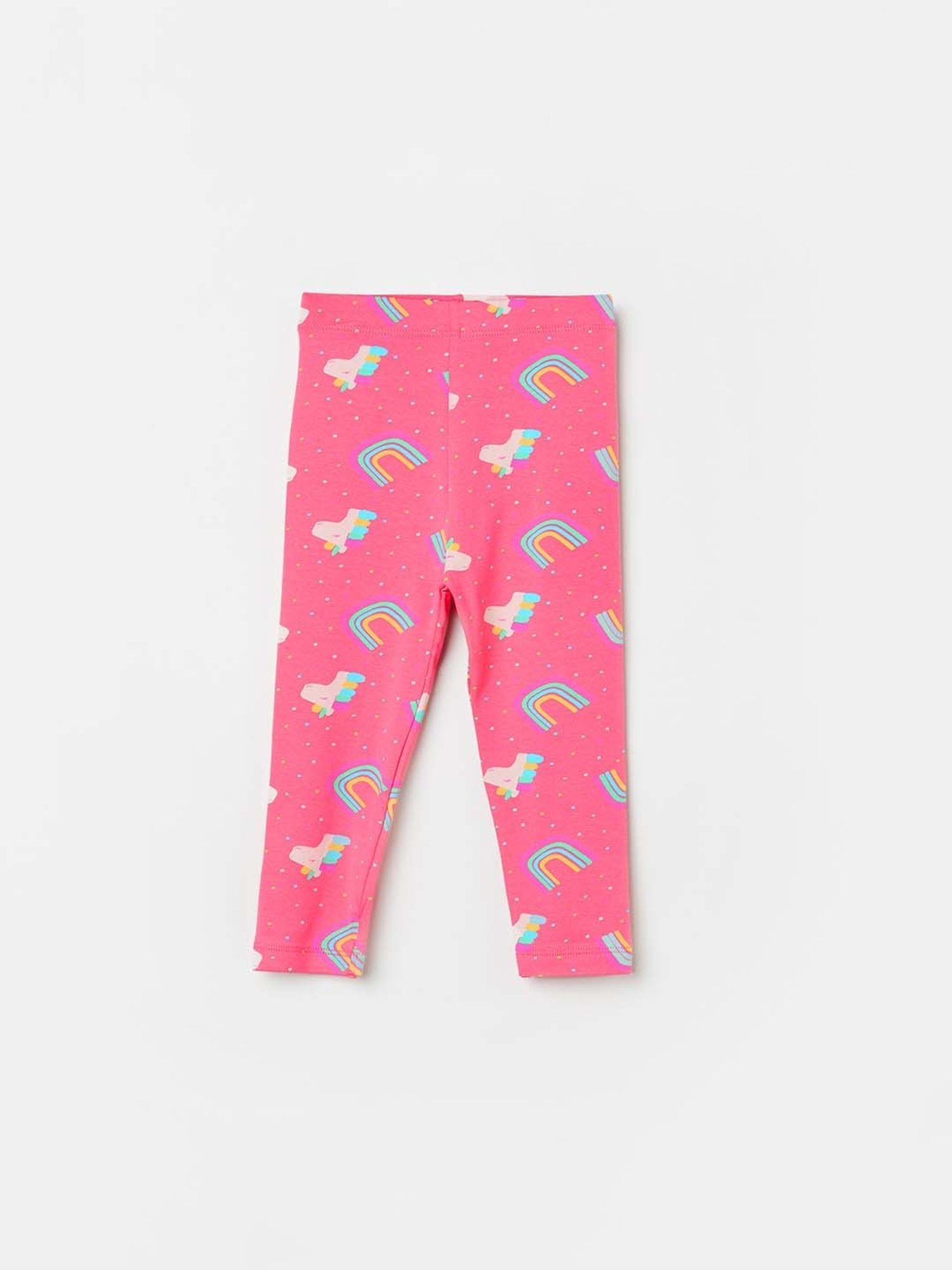 Juniors by Lifestyle Kids Pink Cotton Printed Leggings
