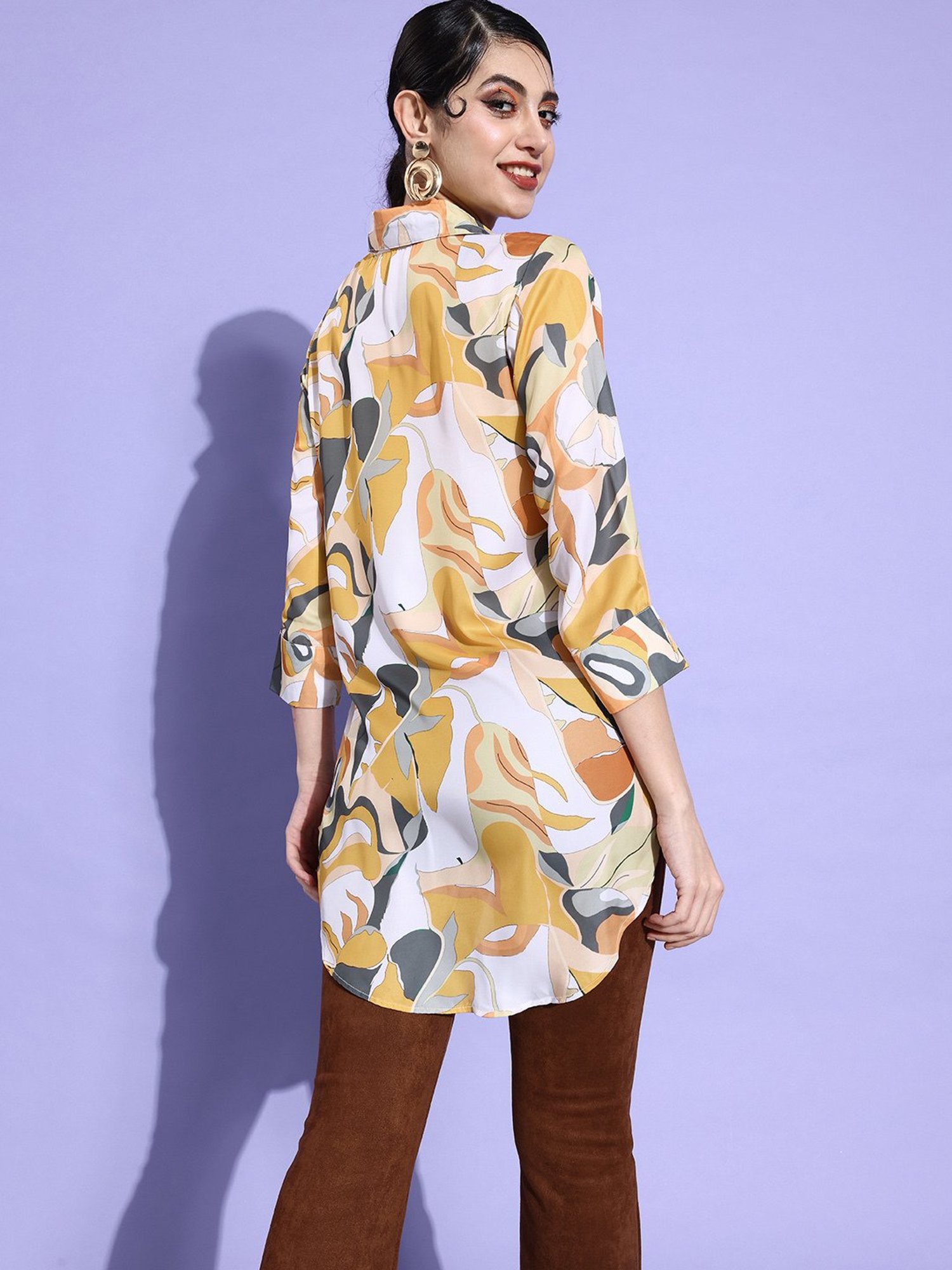 Anvi Be Yourself Multicolor Printed Shirt