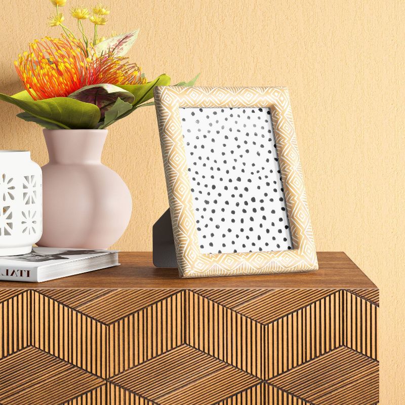 5" x 7" Kiln Tabletop Frame Natural/White - Opalhouse™