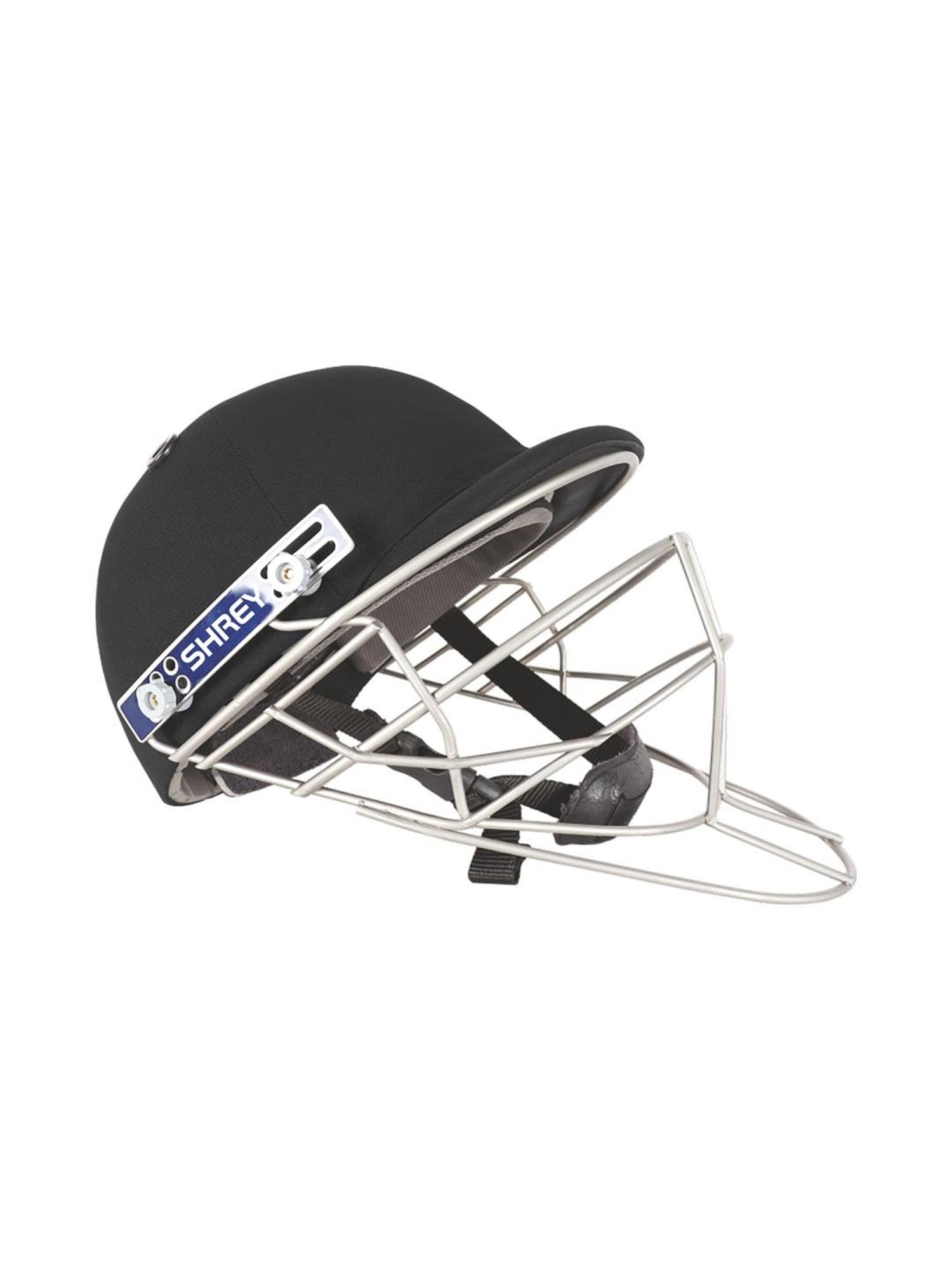 Shrey Black Pro Guard Fielding S.S Cricket Helmet ( S )