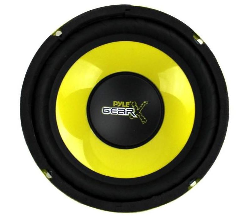 Pyle PLG64 6.5" 1200W Car Audio Mid Bass/Midrange Subwoofer Speaker Set, 2 Pair