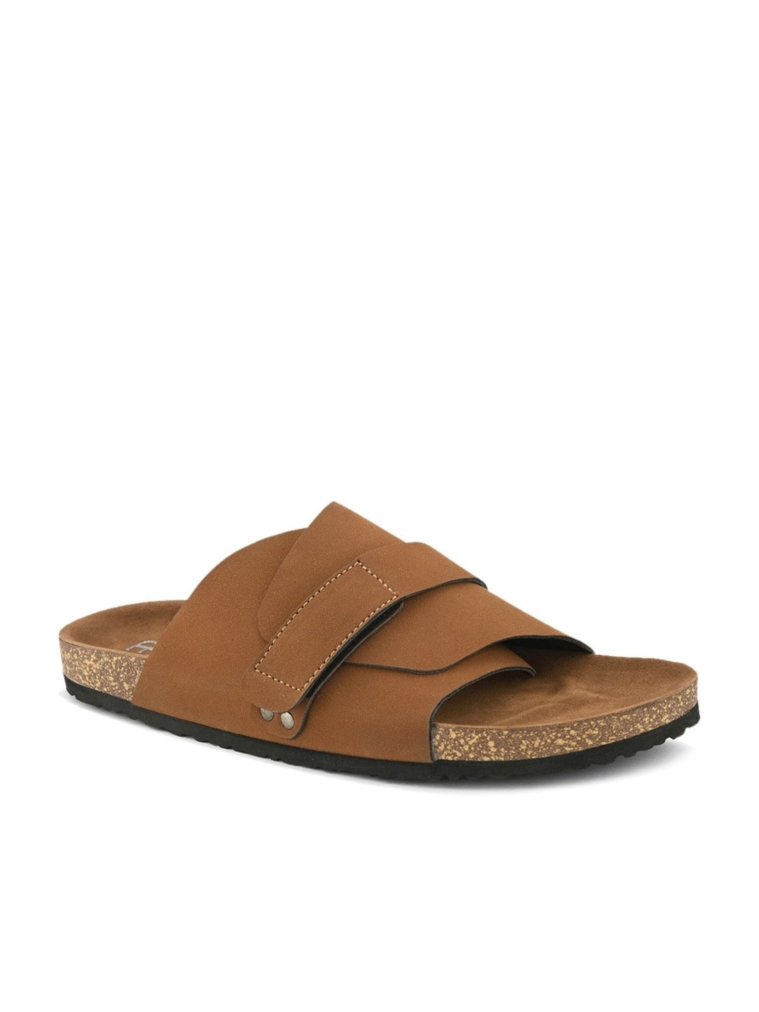 El Paso Men's Tan Casual Sandals
