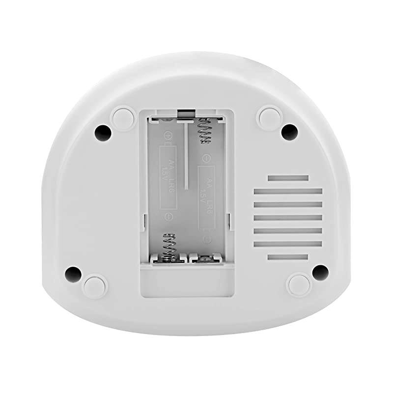 Digital AM/FM Clock Radio with Battery Backup, Dual Alarm, Sleep & Snooze Functions, Display Dimming Option (EAAC200)