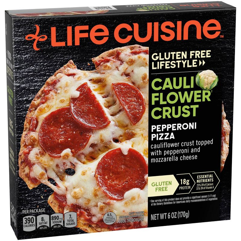 Life Cuisine Cauliflower Crust Pepperoni Frozen Pizza - 6oz