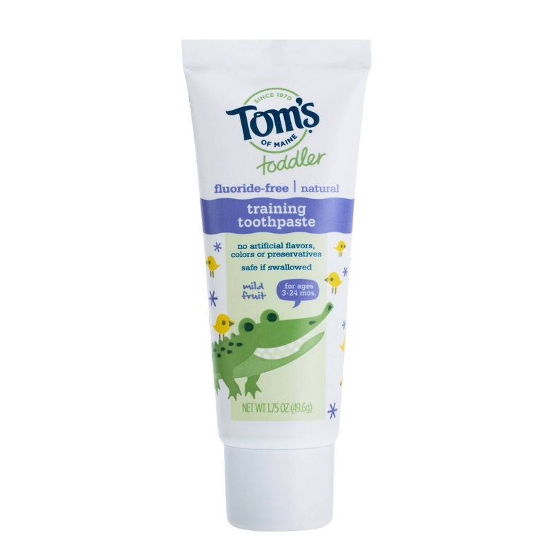 Tom's of Maine Mild Fruit Natural Toddler Training Toothpaste - 3pk/1.75oz
