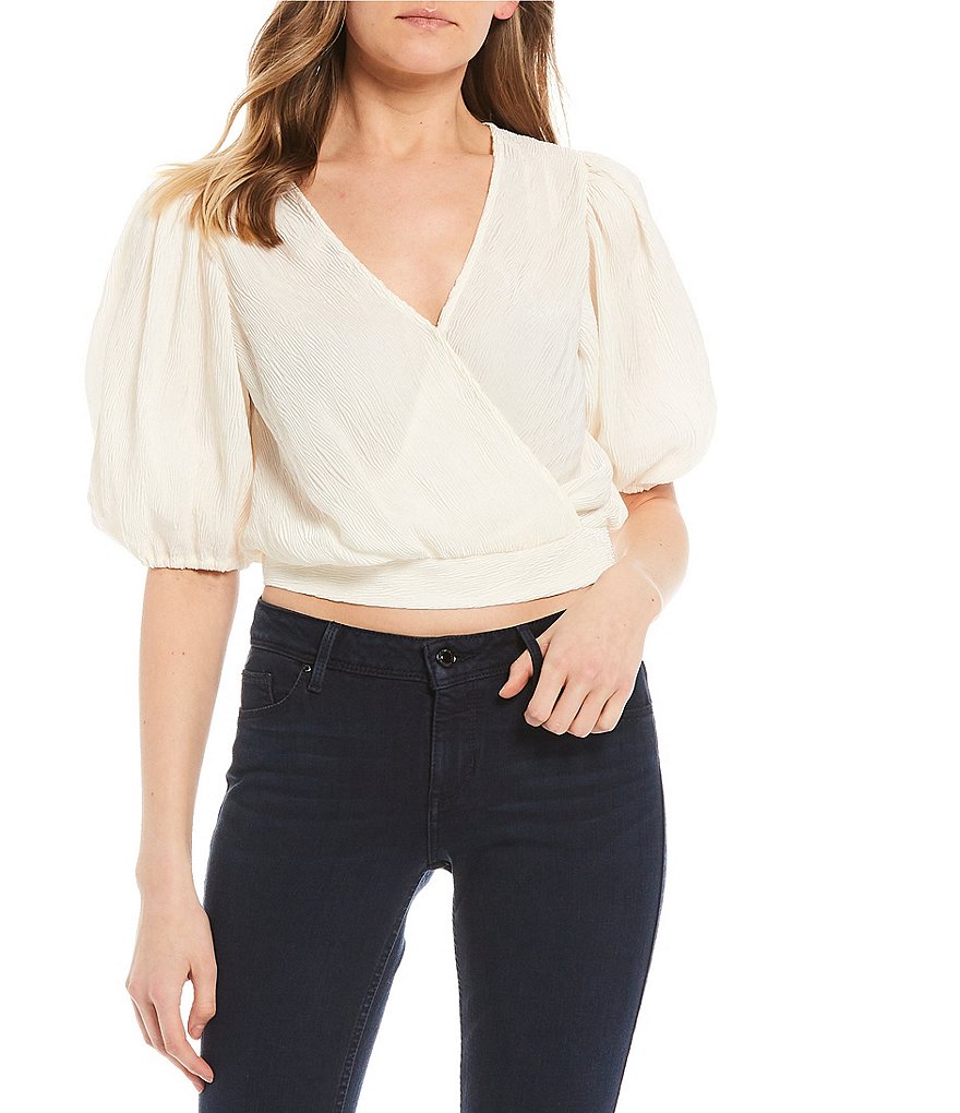 Love & Piece Sleeveless Tie-Die Peplum Hanky Hem Top