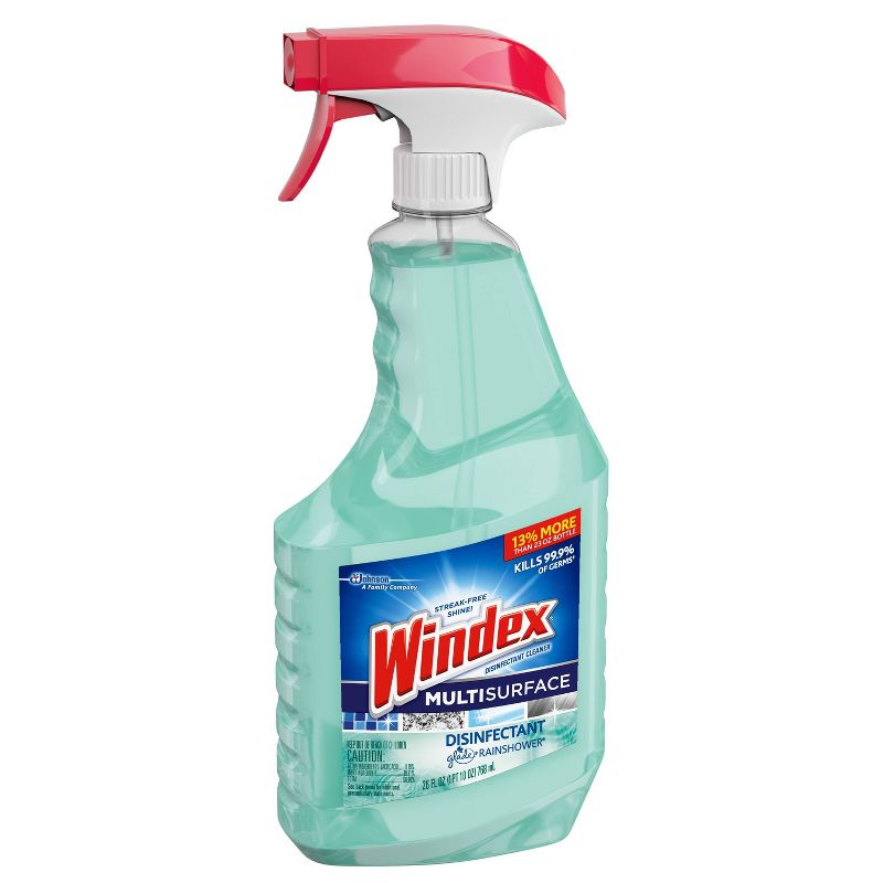 Windex Multi-Surface Disinfectant Cleaner Rainshower - 26 fl oz