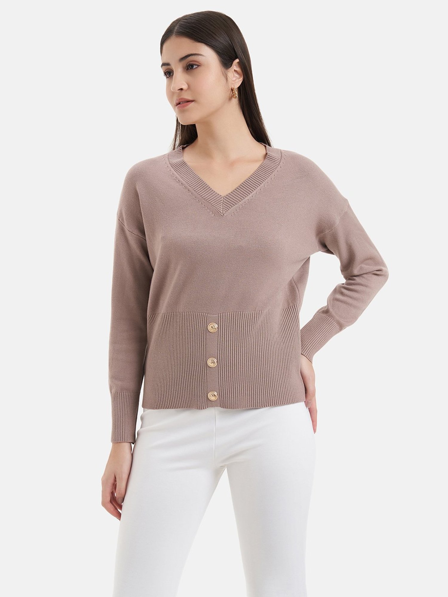 Kazo Khaki Pullover