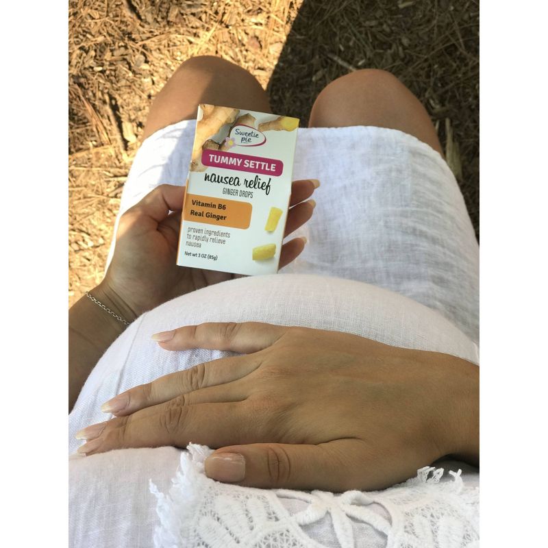 Sweetie Pie Organics Tummy Settle Nausea Relief Ginger Drops - 4pk