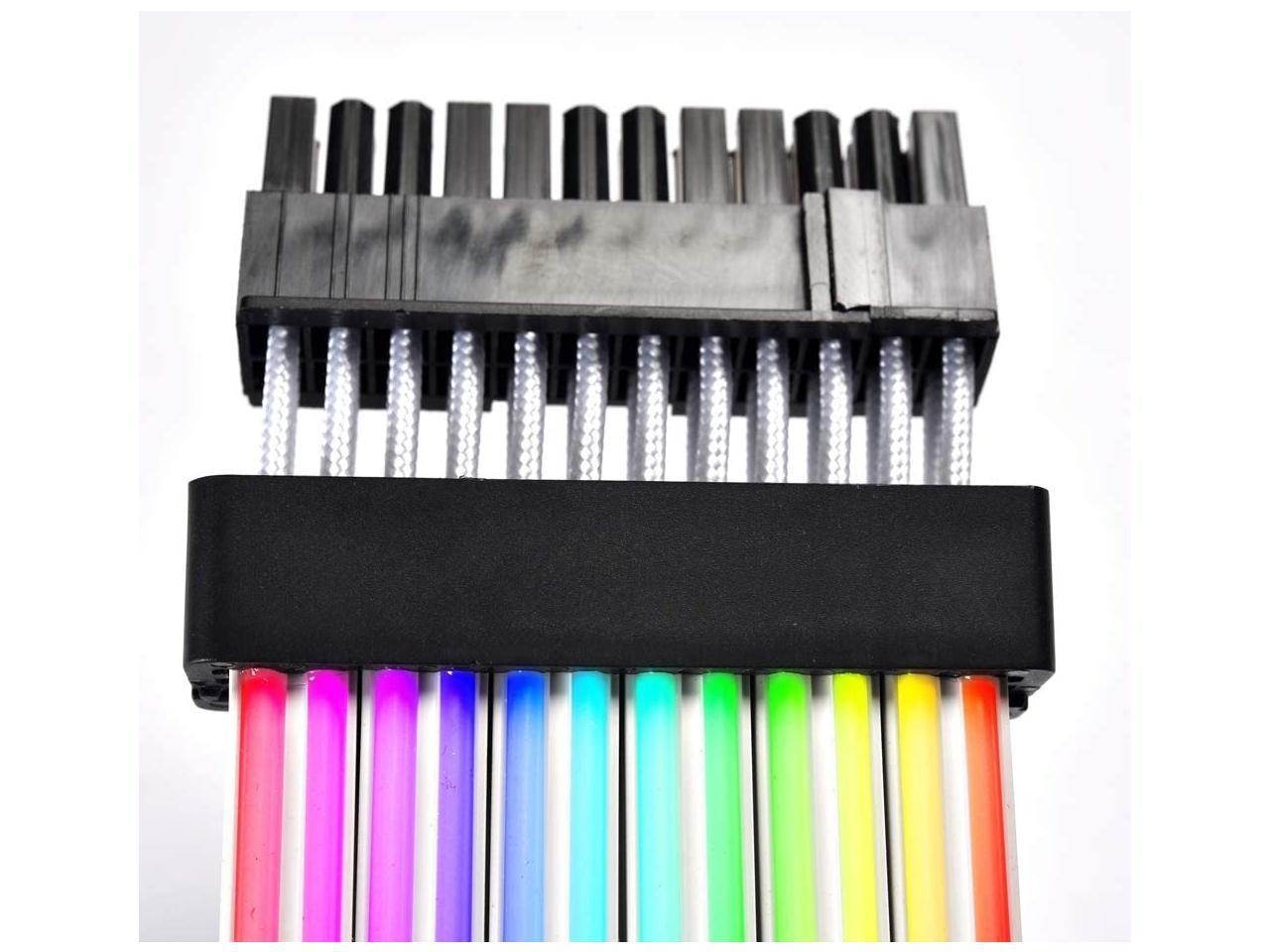 Lian-Li STRIMER PLUS 24 PIN 7.87 in. (20 cm) Addressable RGB Power Extension Cable