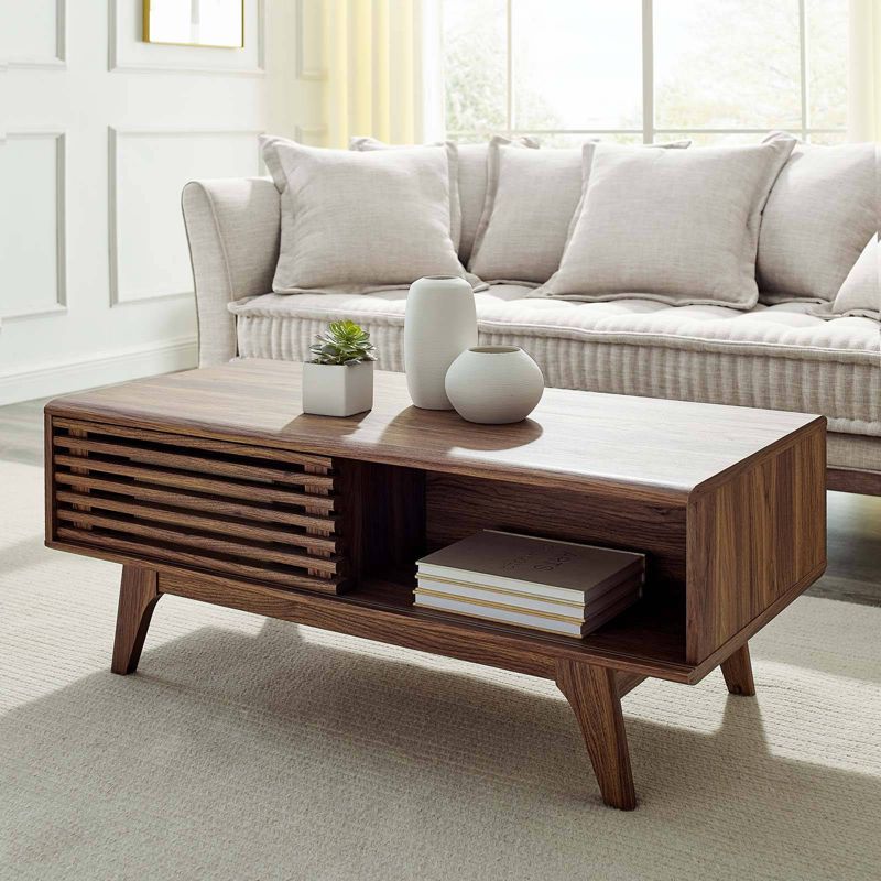 Render Coffee Table Walnut - Modway