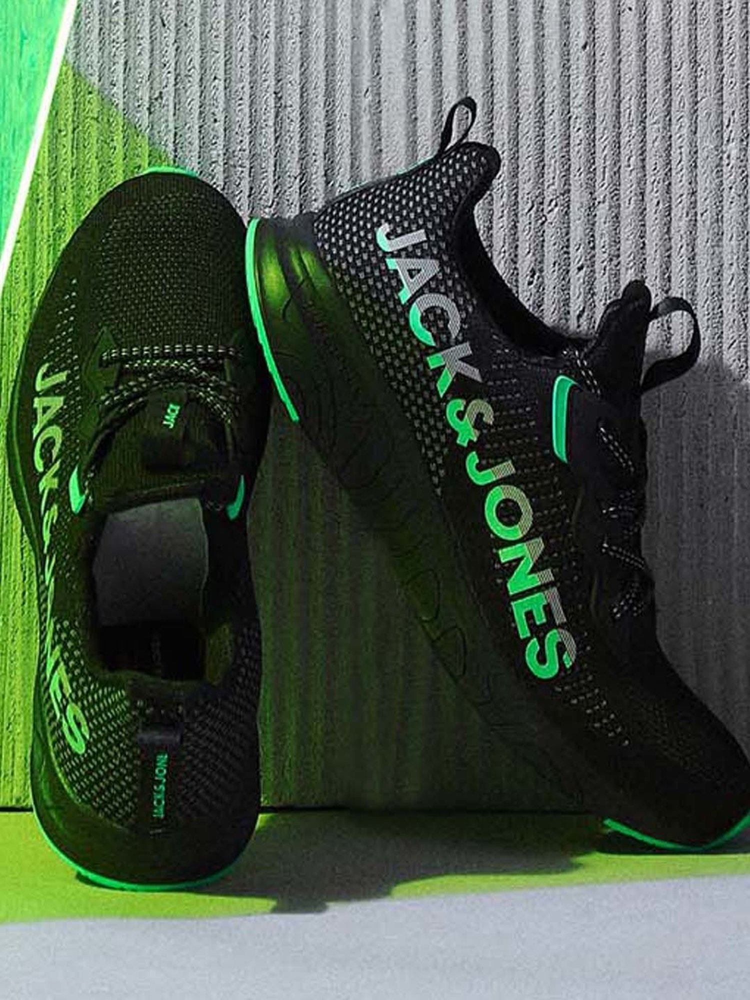 Jack & Jones Men's Black Casual Sneakers