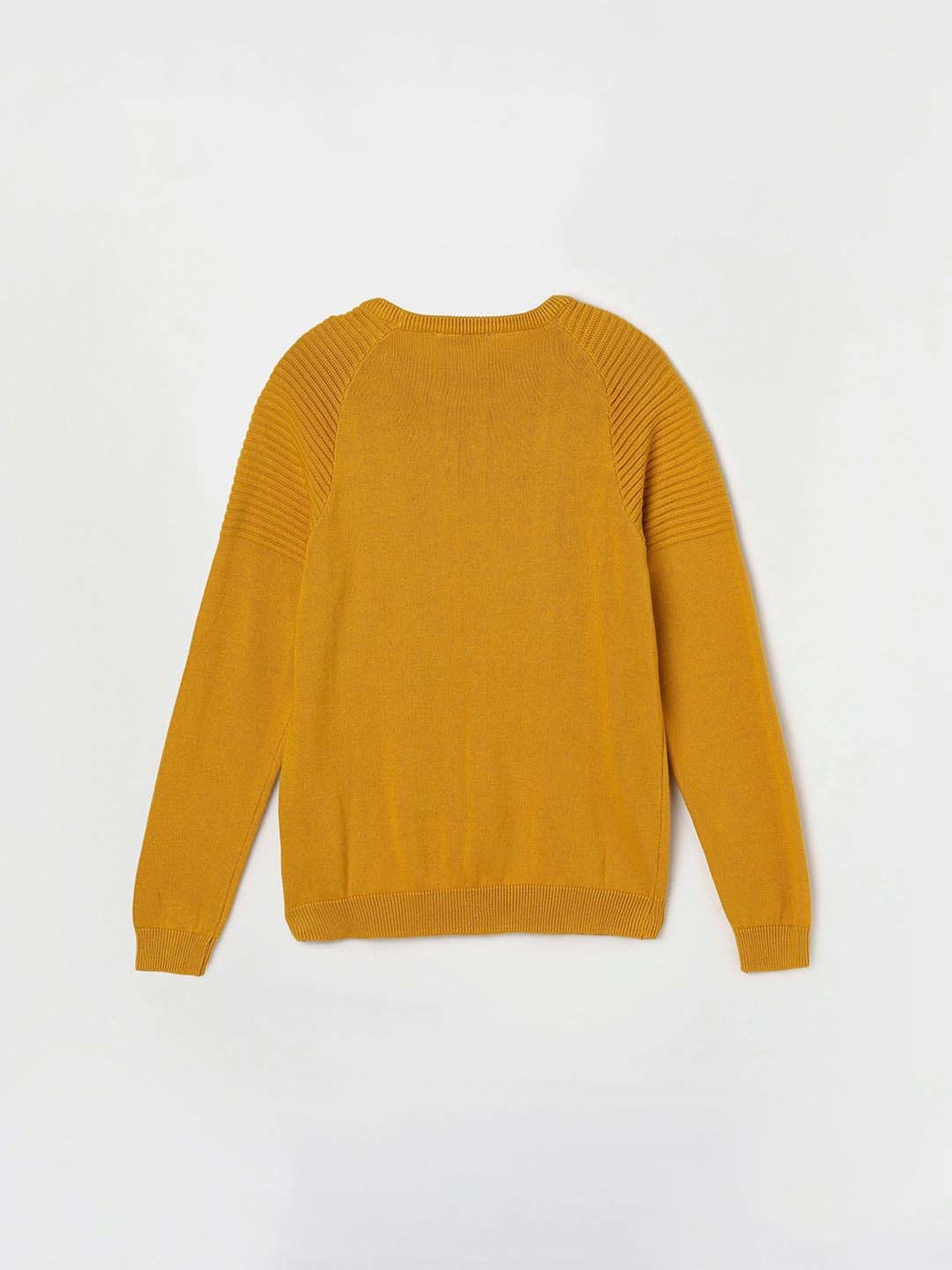 Fame Forever by Lifestyle Kids Yellow Cotton Regular Fit Full Sleeves Sweater