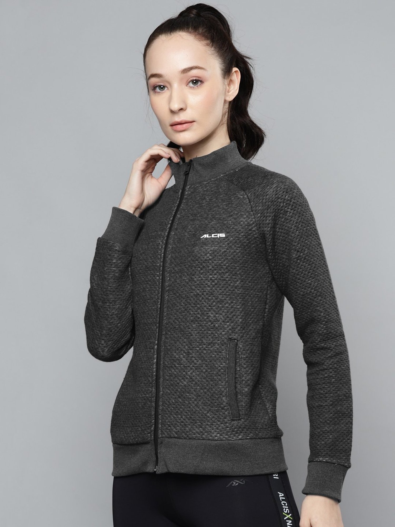 ALCIS Black Full Sleeve Jacket