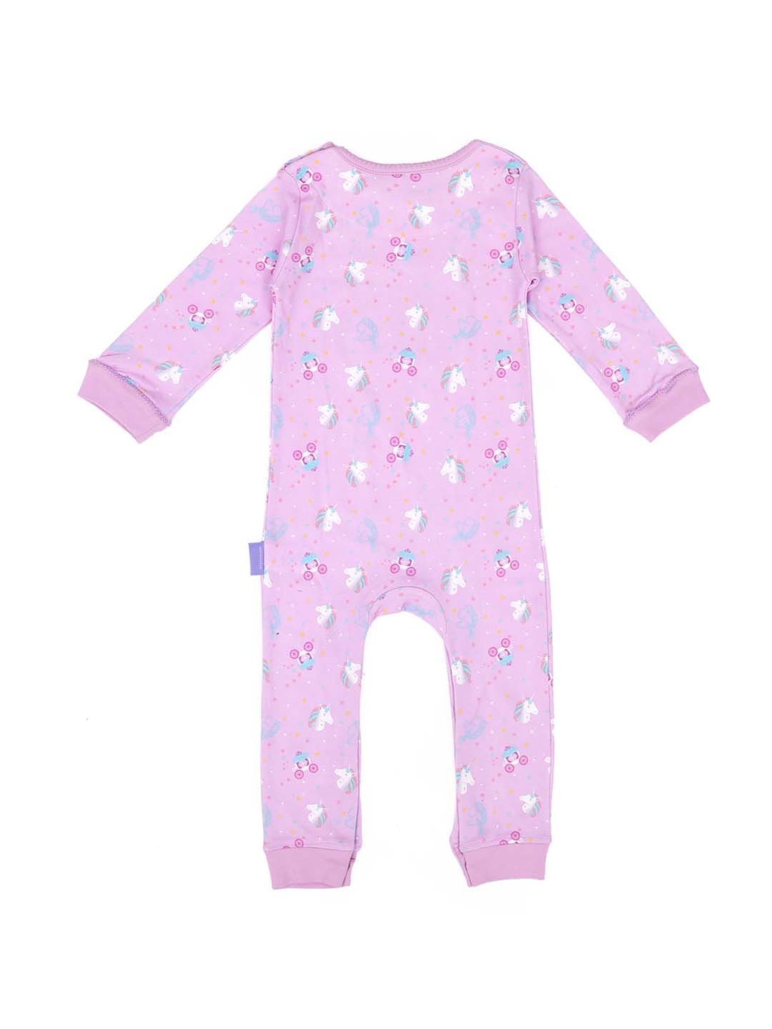 Berrytree Organic Kids Black Cotton Animals Print Rompers