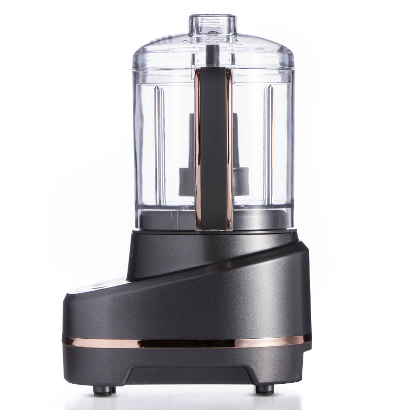 KitchenAid 2 Speed Pulsing Meal Prep Compact Mini Food Processor Chopper with 3.5 Cup Working Bowl, Contour Silver (Certified Refurbished)