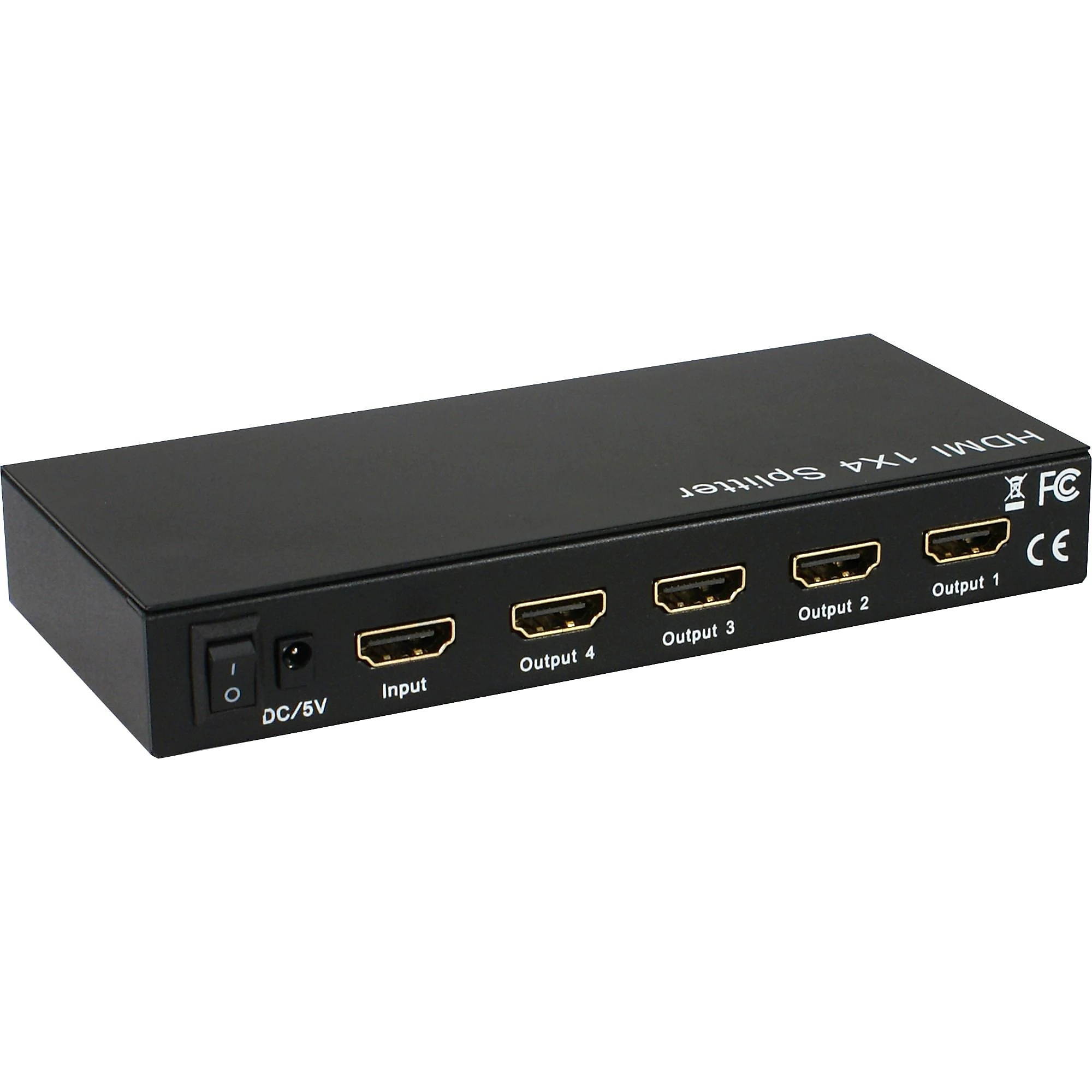QVS HD-14 4PORT 1X4 HDMI 3D HDTV/HDCP