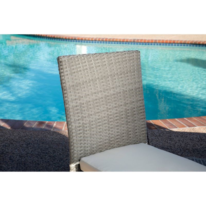 Sierra 6pc Outdoor Eucalyptus Wood Rectangular Dining Set - Dark Gray - Coaster