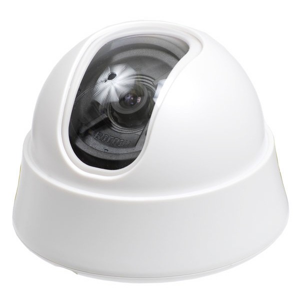 VideoSecu Dome Security Camera Built-in 1/3" Sony Effio CCD 600 TVL High Resolution 3.6mm Wide Angle Lens with Power Supply and Cable for CCTV DVR Home Surveillance System AN2