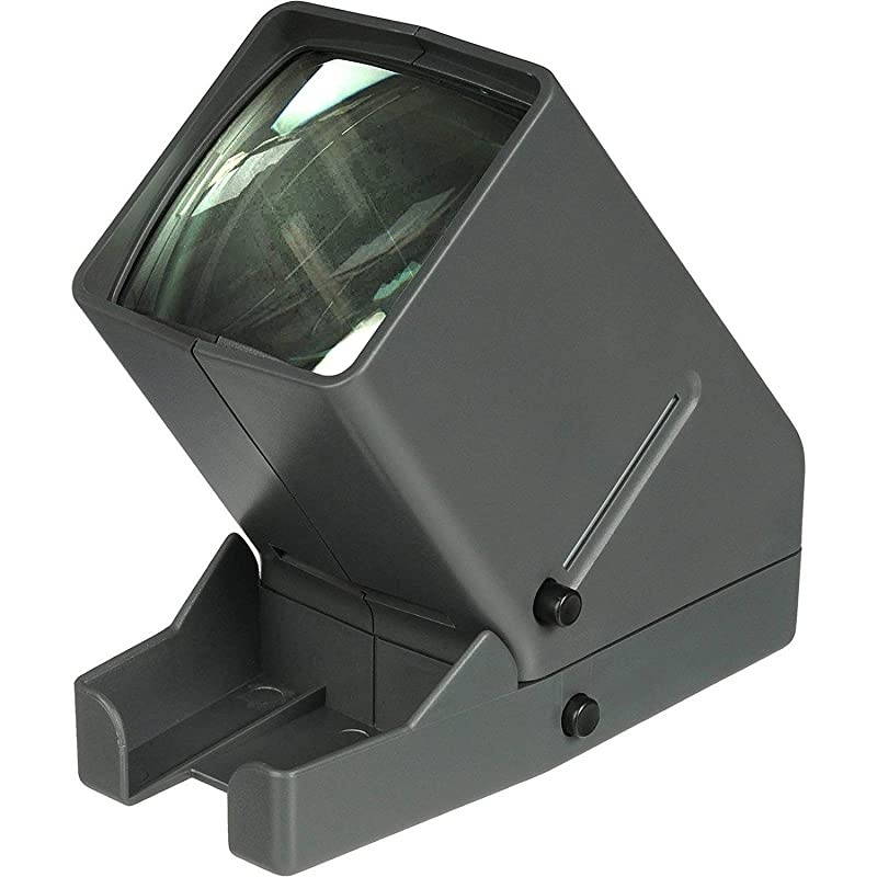 Lighted Viewing for 35mm Slides & Film Negatives, Desk Top/Portable Negative and Slide Viewer 3X Magnification,USB Powered 35mm Film and Slide Viewer