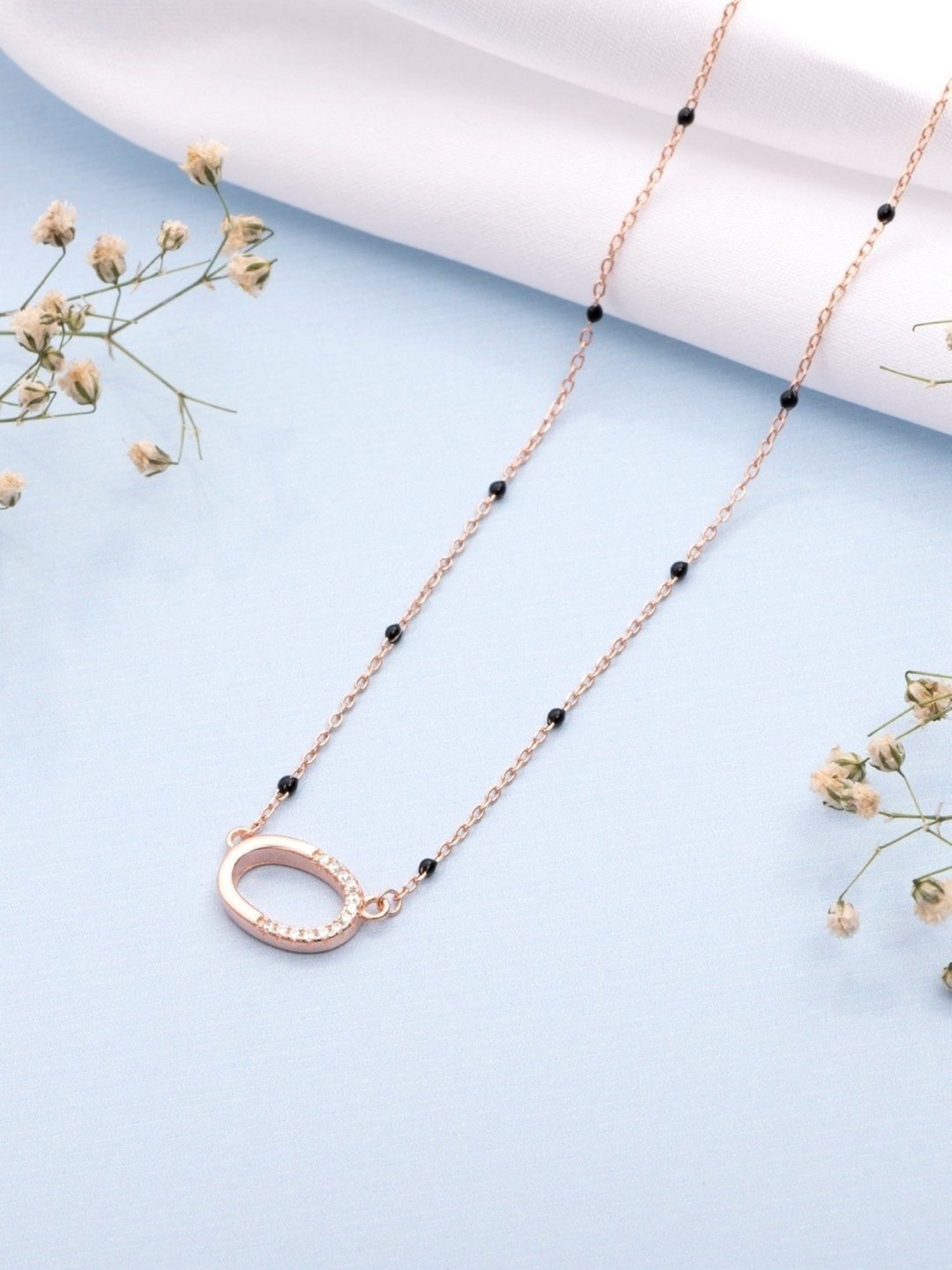 Clara 92.5 Sterling Silver Mangalsutra