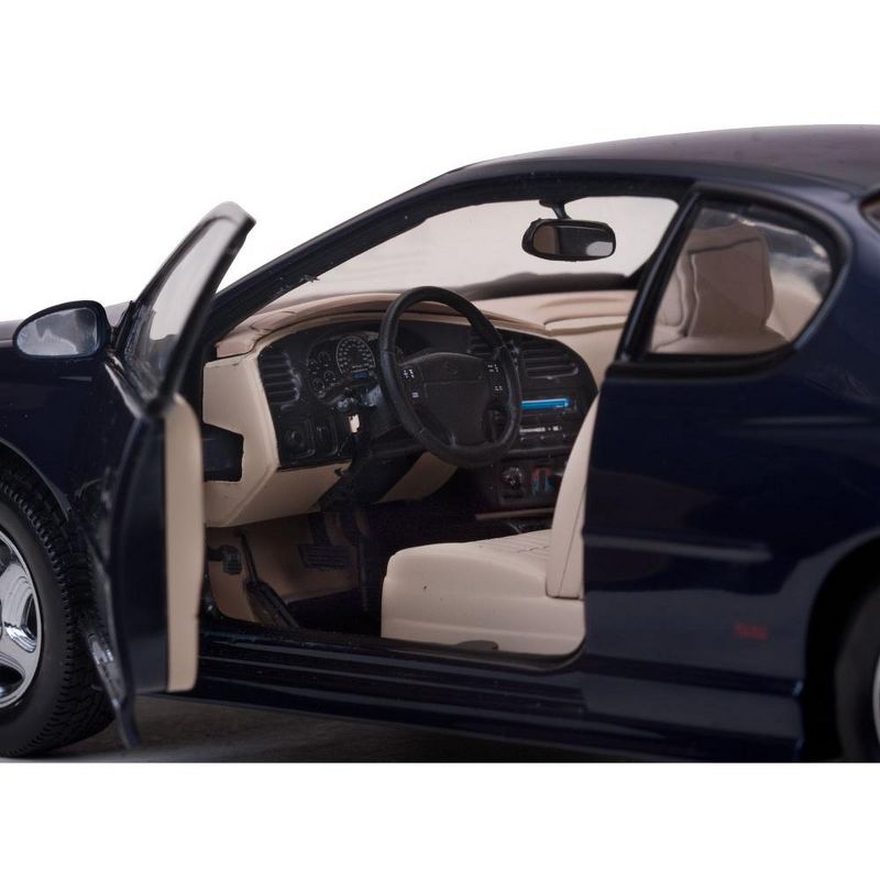 2000 Chevrolet Monte Carlo SS Navy Blue 1/18 Diecast Model Car by Sunstar