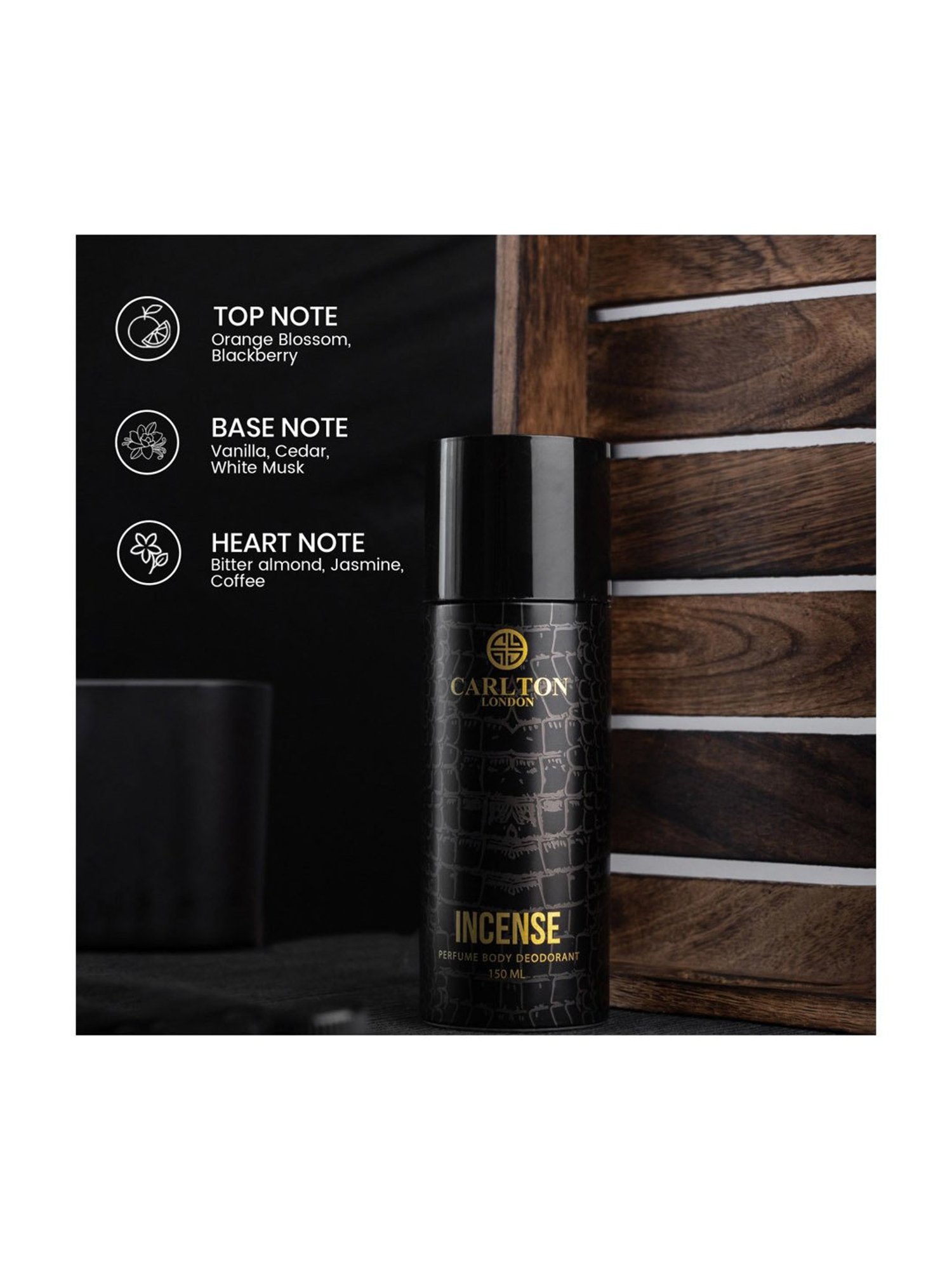 Carlton London Incense Deo for Men - 150 ml